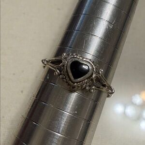 Elegant Sterling Silver 925 Heart Ring